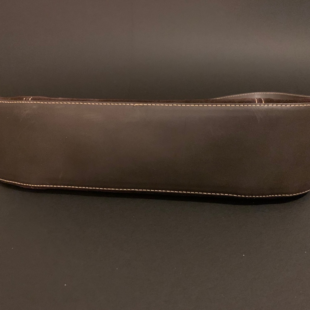 Paolo Bianchi Satchel brown suede & leather - Picture 4 of 8